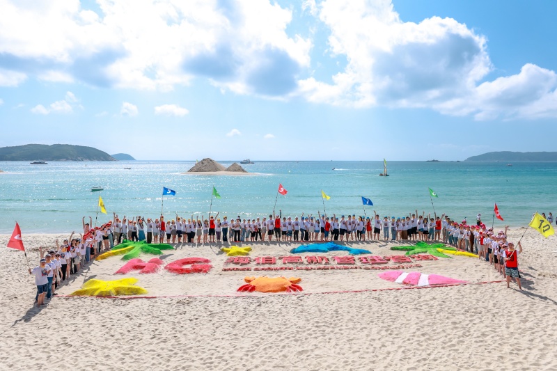2022海伯高斯200人彩色沙雕